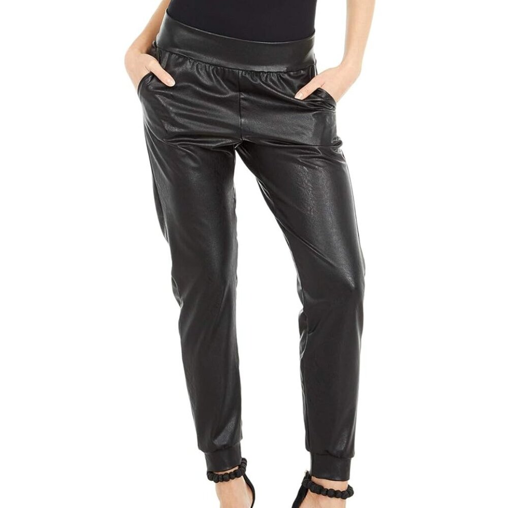 Commando Faux Leather Joggers
